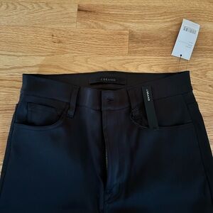 JBRAND brand new black satin pants